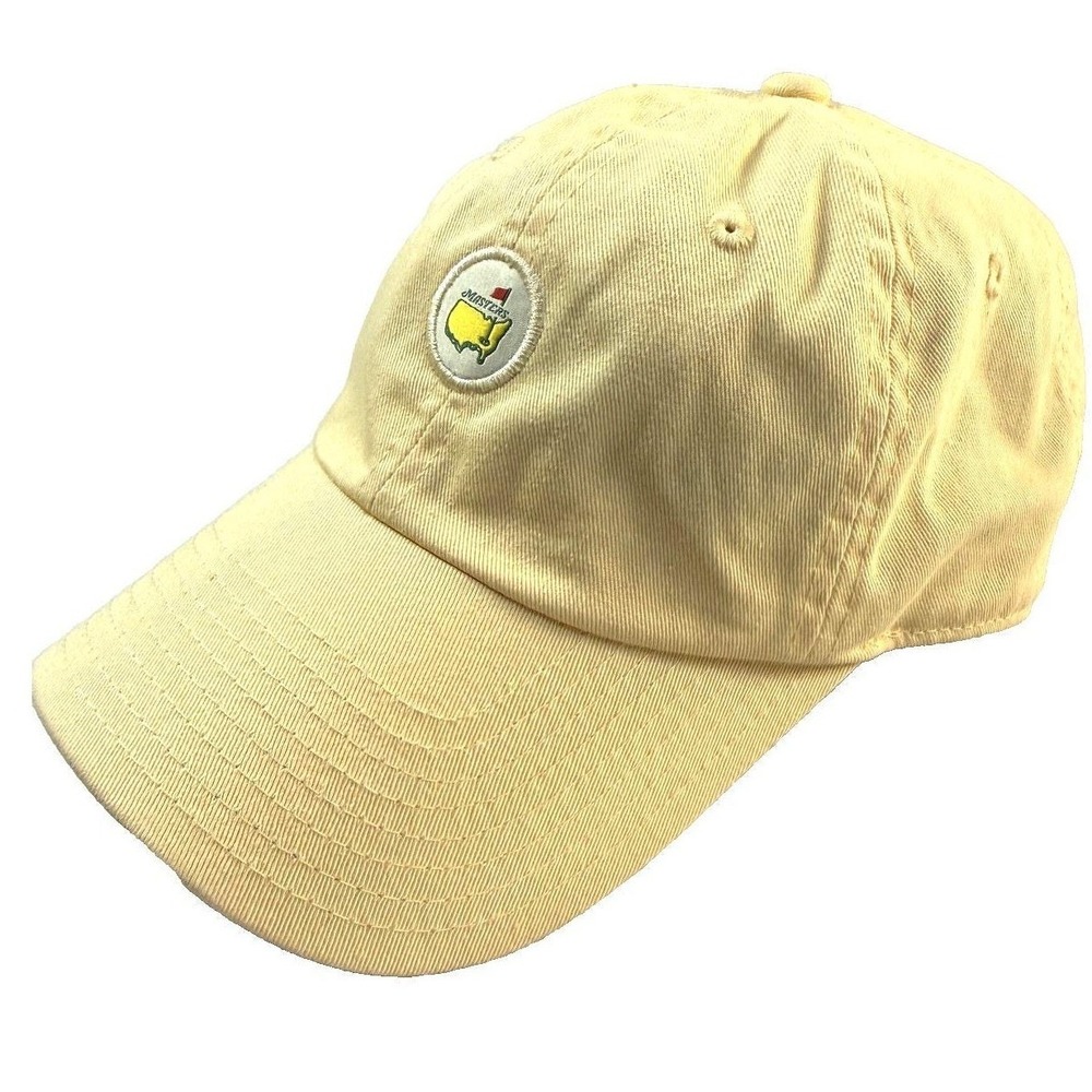Master's Augusta Golf Hat Mens National Golf Tournament Yellow Magnolia Lane Y2K